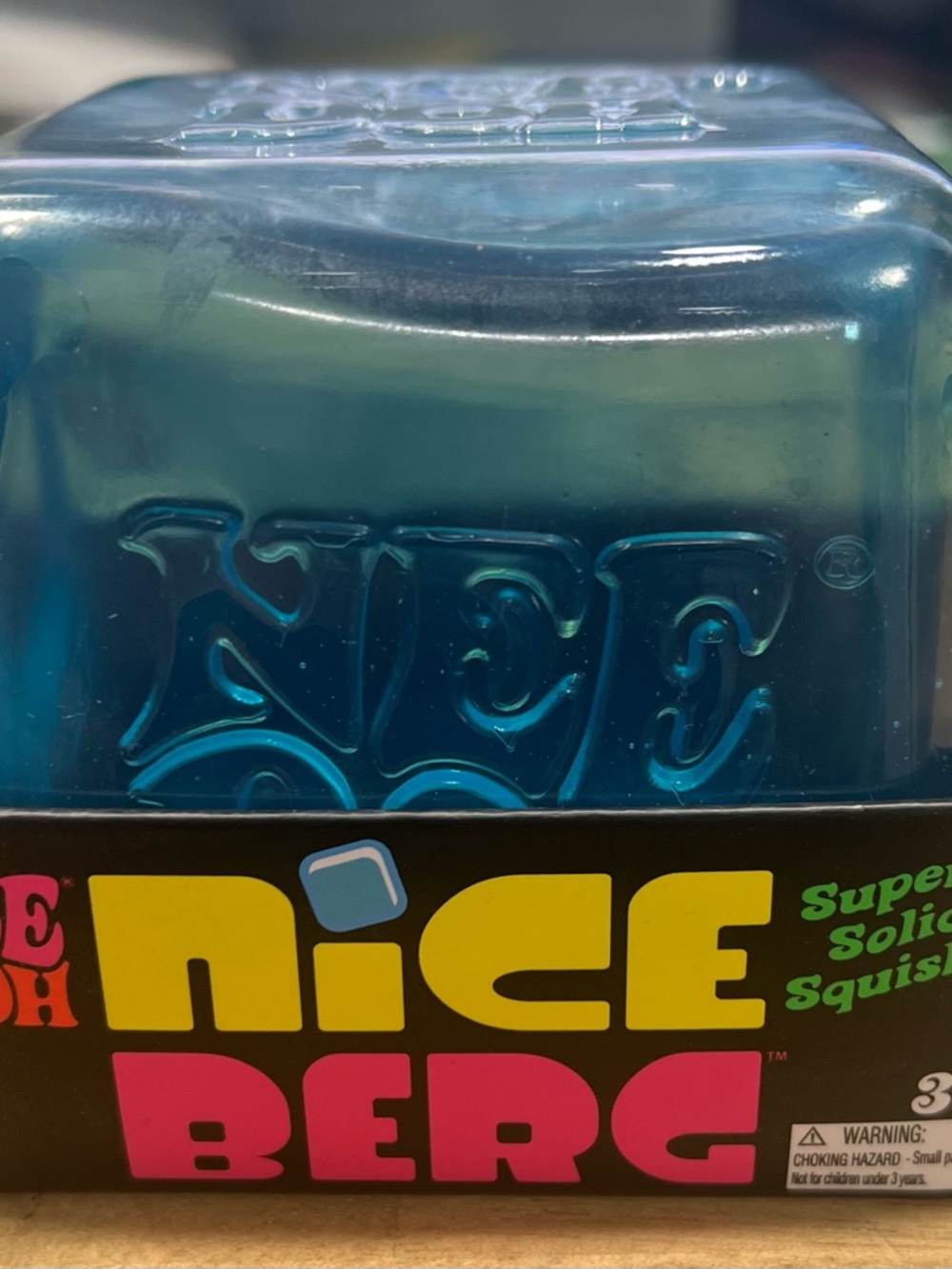 Nice Berg Blue Squishy Sensory Learning Toy